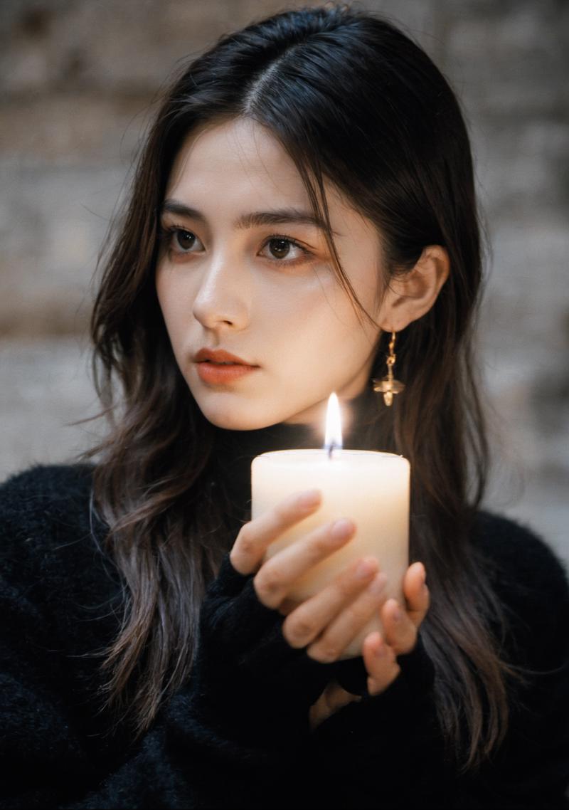 24893-3753132318-xxmix_girl,,a woman with long hair and a black sweater is holding a candle in her hand and looking at the camer.png